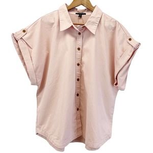 Banana Republic Factory Blush Crush Pink Short Sleeve Top Women's XL